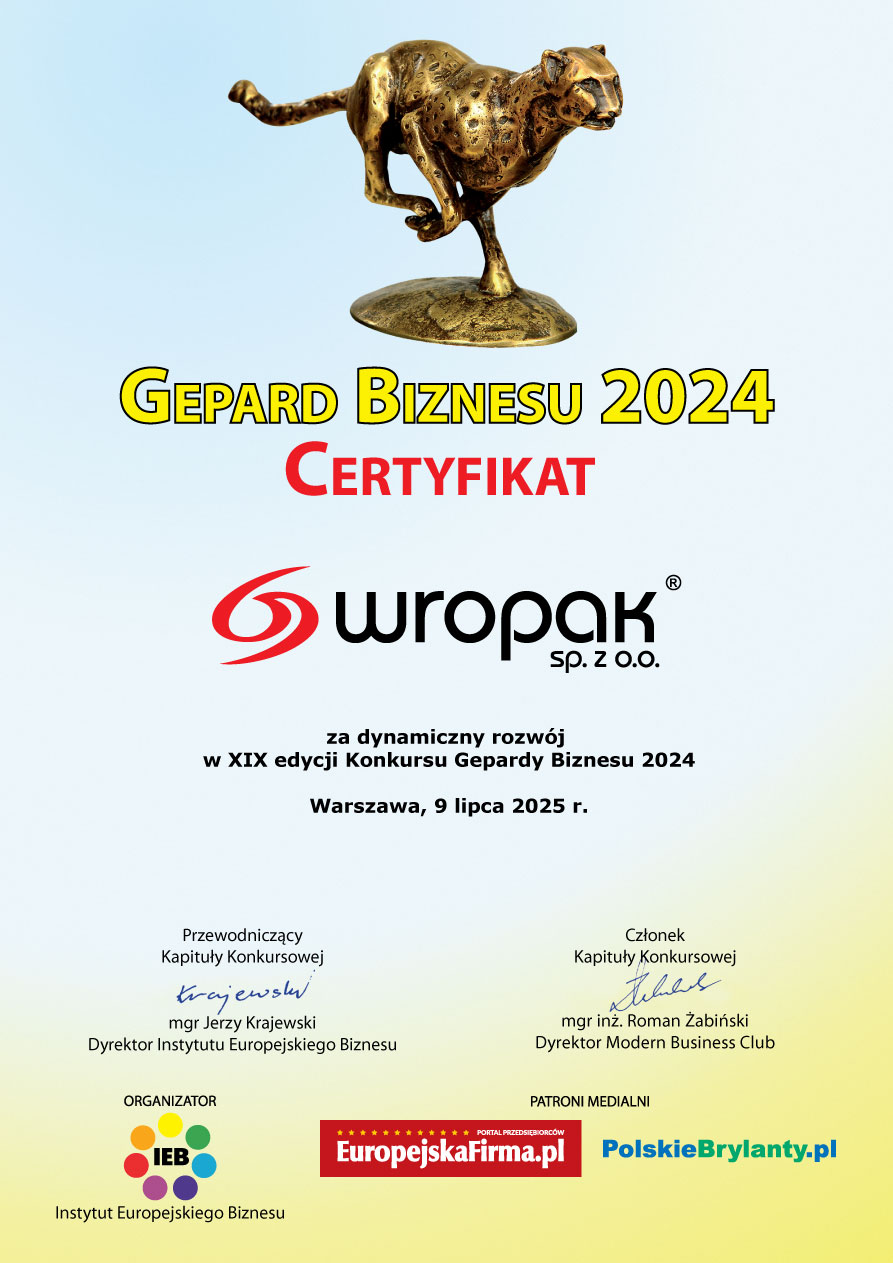 Dyplom Gepard Biznesu
