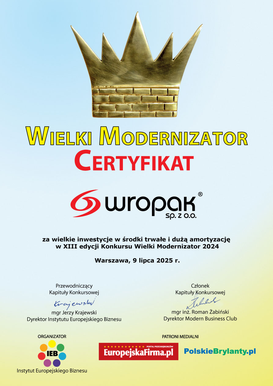 Dyplom Wielki Modernizator